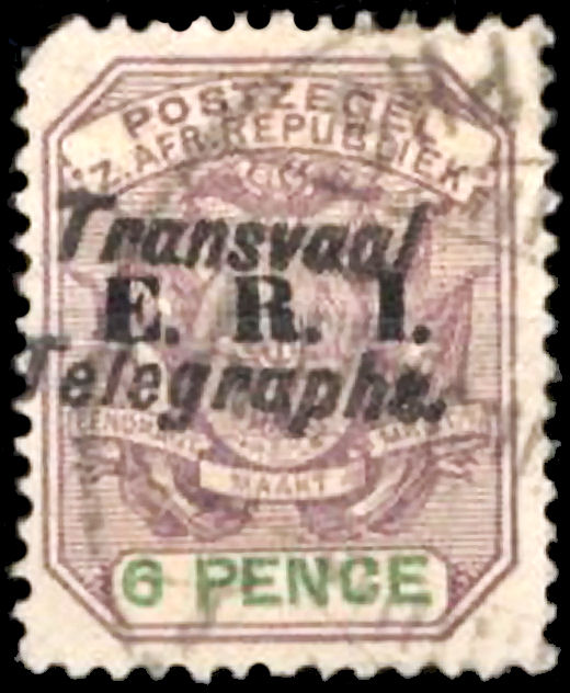 6d E.R.I. stamp - H21