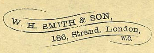 Early W. H. Smith & Son address
